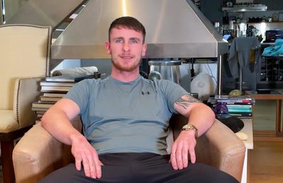 Straight Young Muscular Lad Shows off his Body & Wanks his Hard Uncut Cock & Cums!